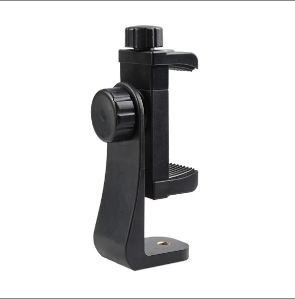 Tripod Mount Phone Clip Vertical Bracket 360 Degree Rotating Tripod. 