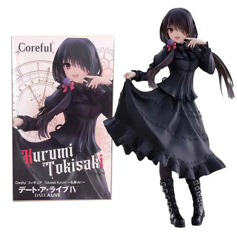 formal black and white striped dress Date A Live Kurumi Tokisaki: Witch Style Ver. - 1/7 Scale Figure