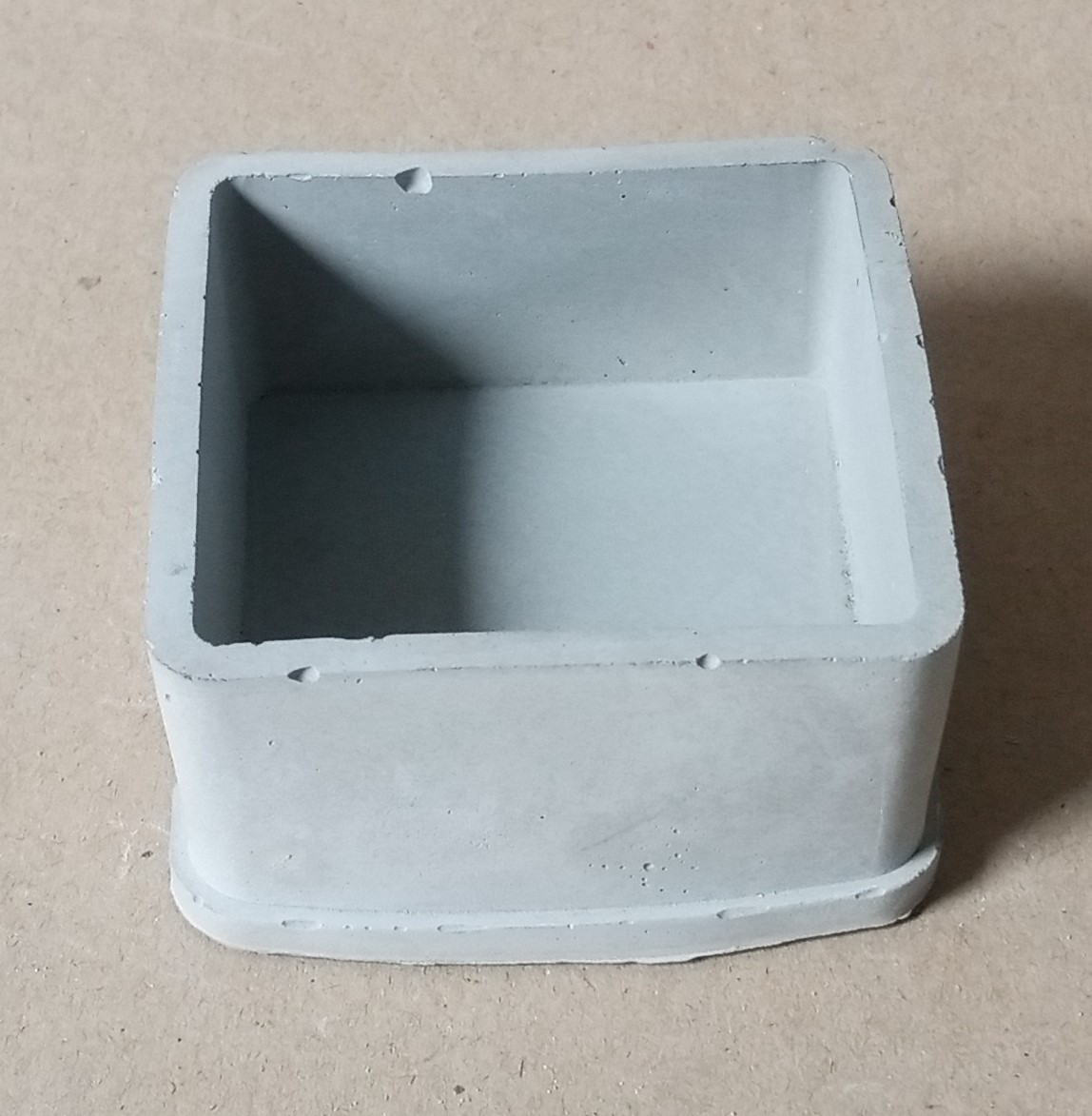 Square Shape Jar Without Lid Height ± 3.5 cm or 1.377 inch