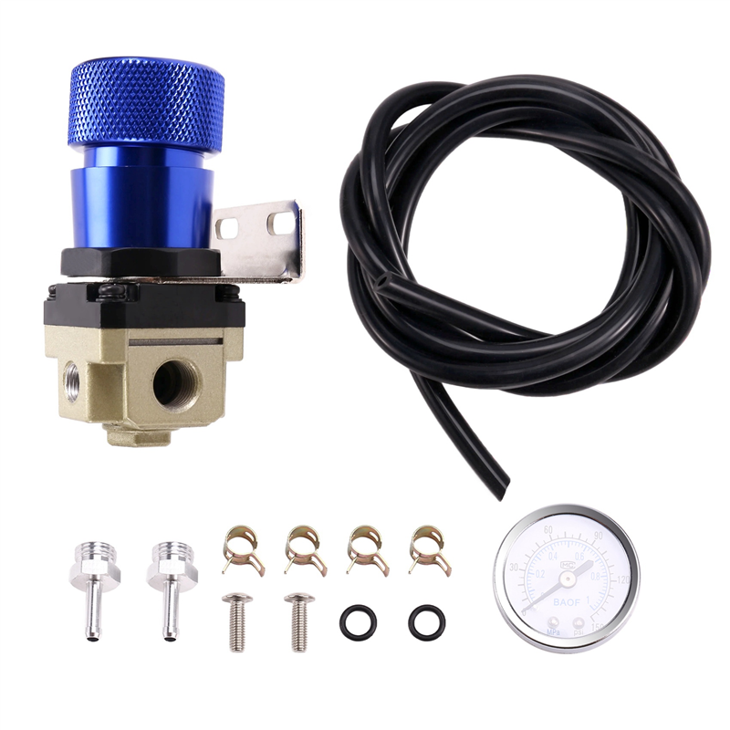 Turbo Manual Boost Controller with Gauge 1-150 PSI SR20DET,Blue