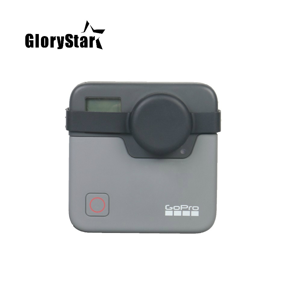 【VisioN Shop】Fusion Lens Cap Cover Case for GoPro Fusion 360 degree Go hero Action Sport Camera Silicone Case. 