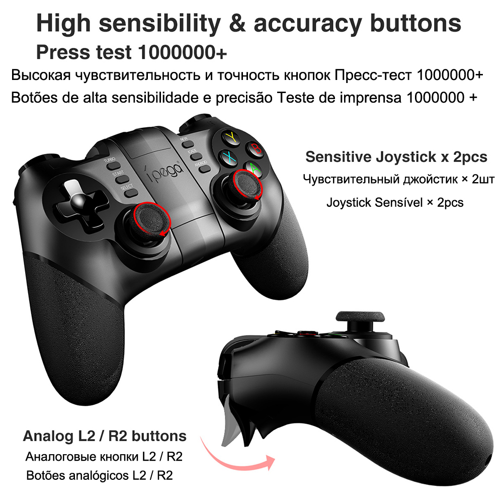 Control Gamepad PUBG Bluetooth USB For iPhone Android PC PS4 PS3 Playstation PS 4 3 Nintendo Switch Controller Mobile Game Pad. 