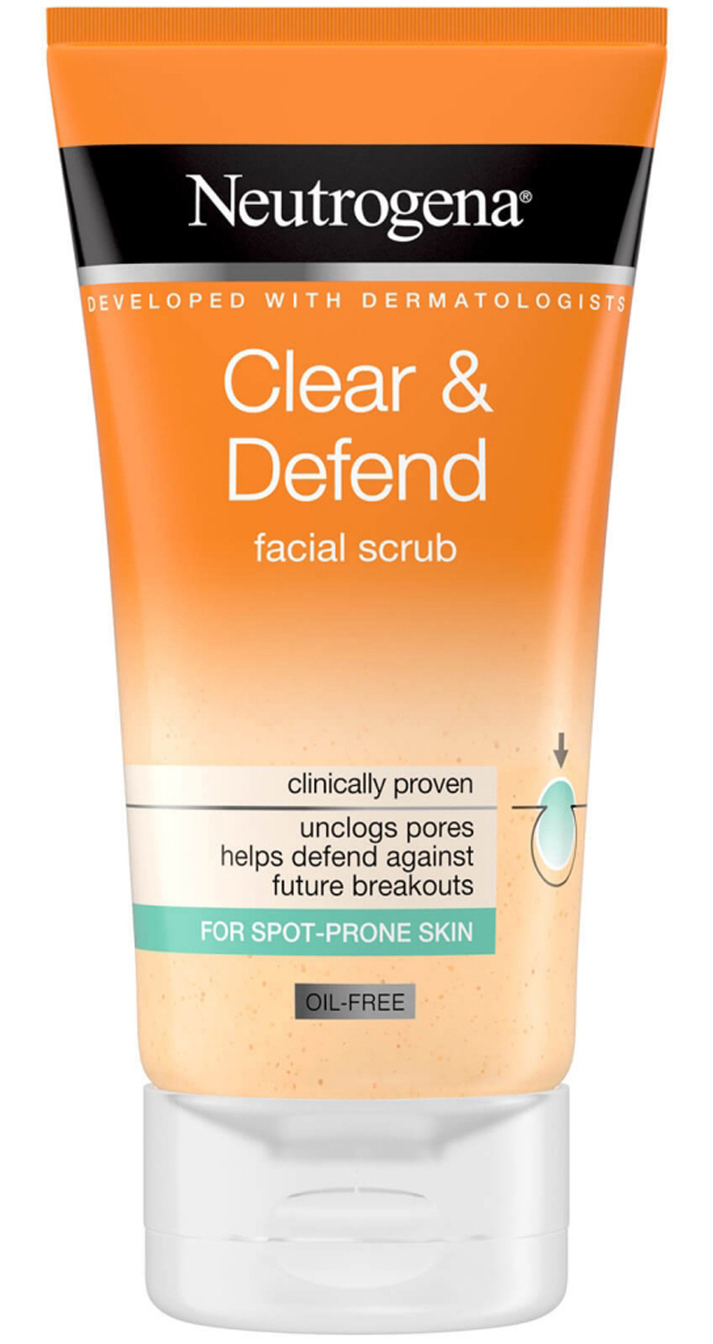 Neutrogena Clear & Defend Facial Scrub,150ml. 