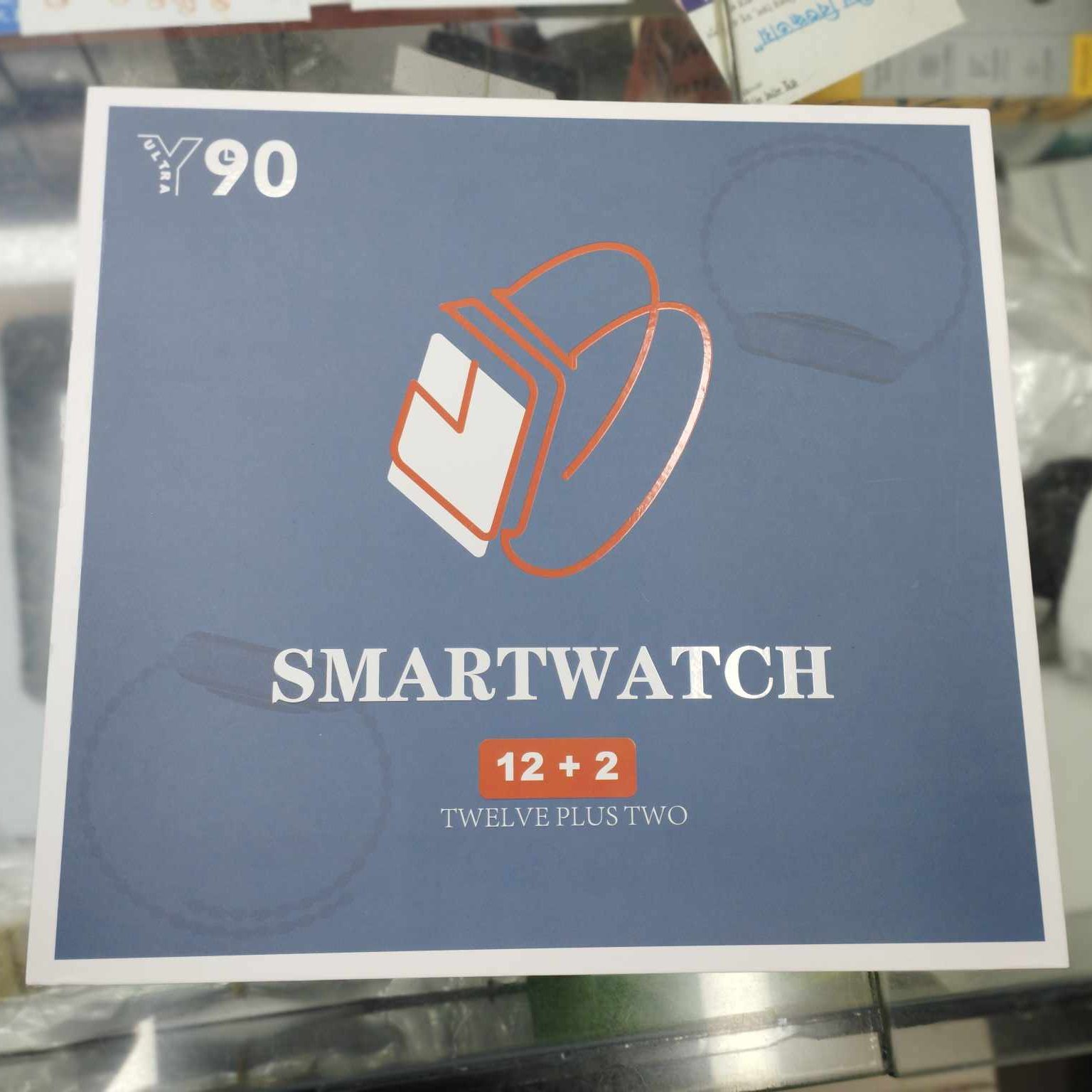 Y90 Ultra Smartwatch with 12 in 1 Straps. 