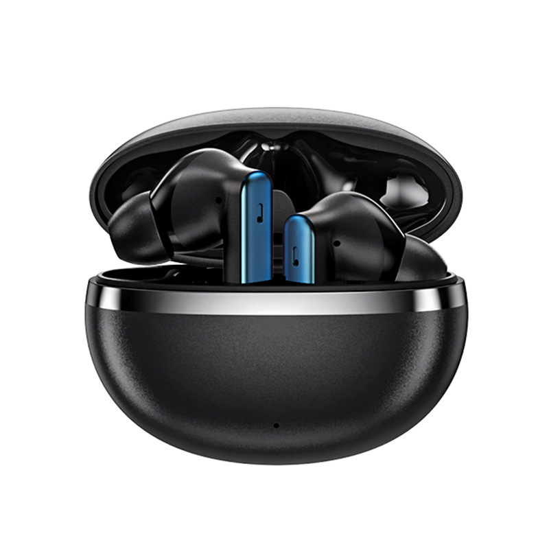 Bluetooth headset new private model smart touch noise reduction TWS wireless all-in-ear earplugs. 