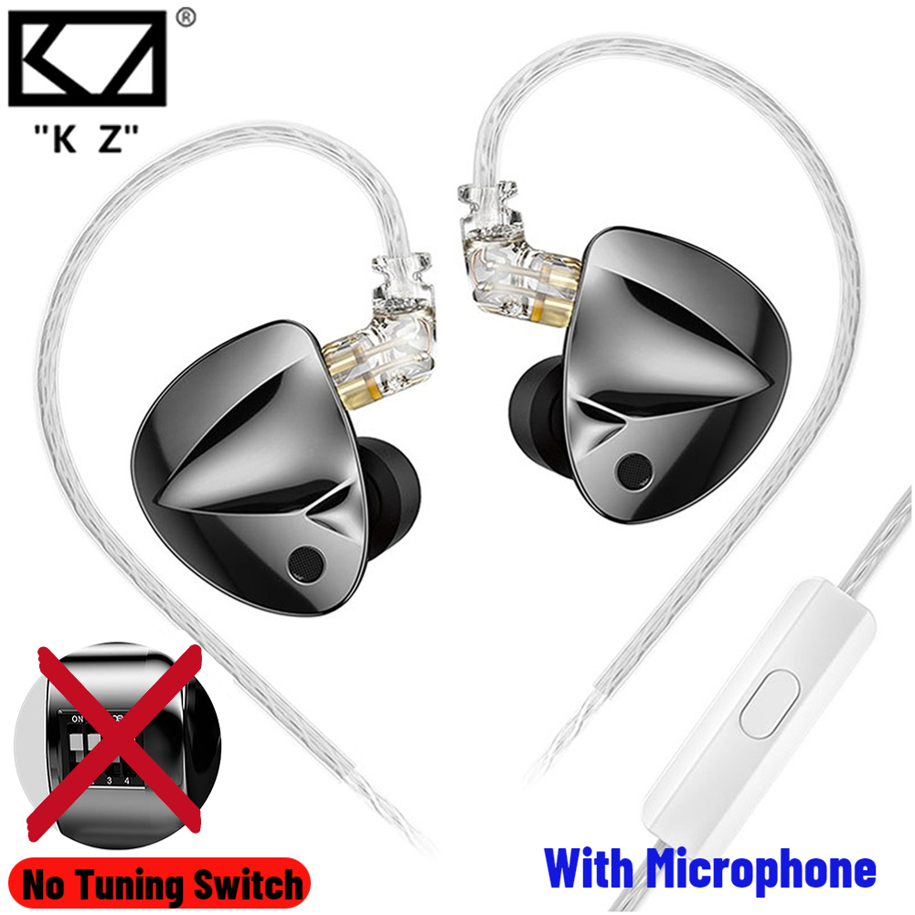 KZ DFi D-Fi Wired Best In Ear IEMs HiFi Earphones 4 Level Tuning Switches Innovative Precise Method Dynamic Headphone Monitor. 