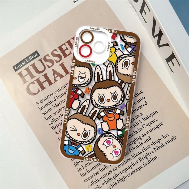 Phone Case For Samsung Galaxy S24 Note 20 Ultra Plus S23 FE A05S A05 A24 M23 5G A03 Core shell Soft Clear TPU POP MART Labubu Cartoon Anti-falling Full Protection Camera Protective Lens Protection Luxury Anti-Knock Cute Shockproof. 