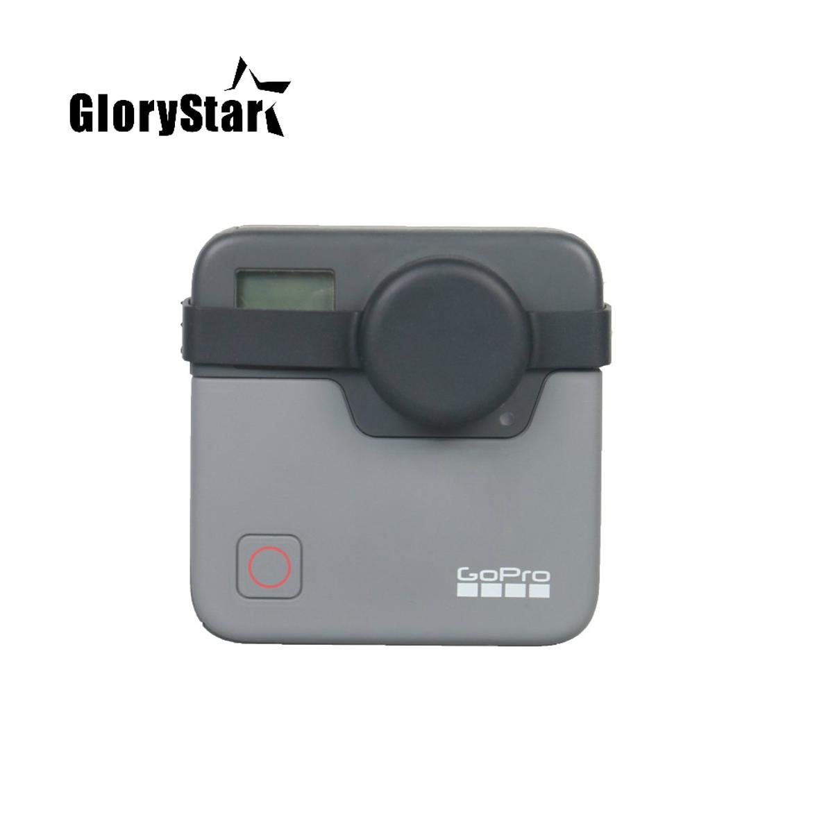 【VisioN Shop】Fusion Lens Cap Cover Case for GoPro Fusion 360 degree Go hero Action Sport Camera Silicone Case