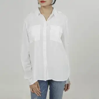 long sleeve deep v shirt