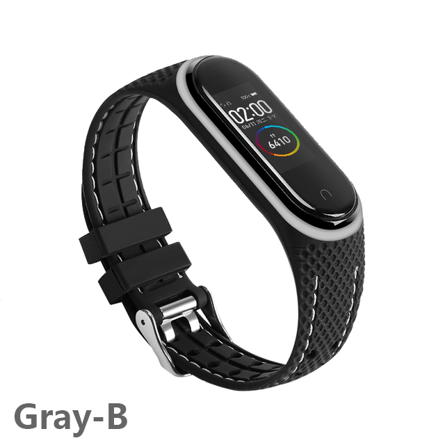 Strap For Mi band 7 6 5 Bracelet Sport belt Silicone watchband ...