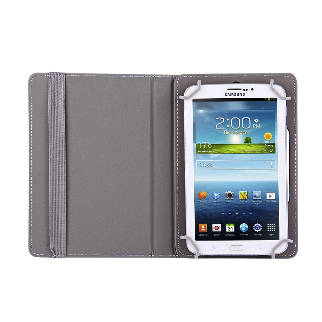 7 inch Tablets Leather Case Crazy Horse Texture 360 Degrees Rotation Protective Case Shell with Holder for Galaxy Tab A 7.0 / T280 & Tab 4 7.0 / T230 & Tab Q T2558, Colorfly G708, Asus ZenPad 7.0 Z370CG, Huawei MediaPad. 