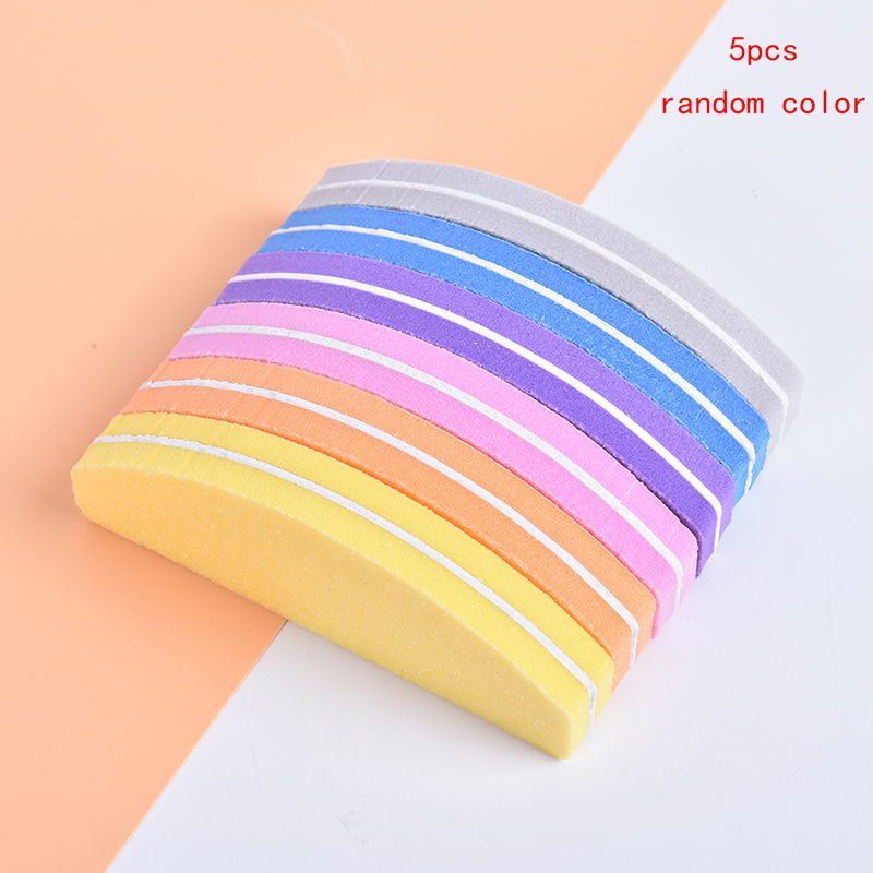 New 5pc New ponge Nail Art Tip Buffer anding Nail Buffer Block File ponge. 
