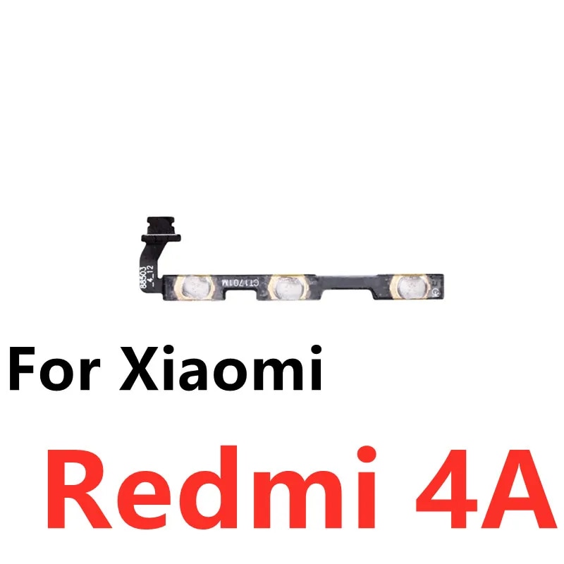 Power Volume Button On Off Button Flex Cable For Xiaomi Redmi 3X 3 3S 4X 4A 5 Plus Note 5 5A 2 4 3 Pro Special Edition 4X Global. 