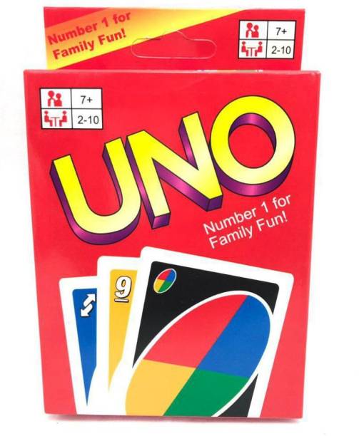 UNO Card Game with Set of Cards (Multi-Color). 