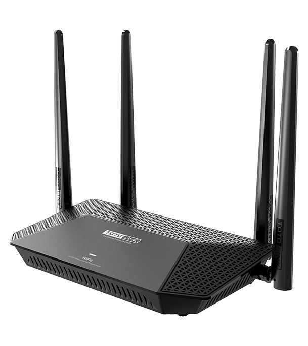 Totolink  X2000R AX1500 Wireless Dual Band Gigabit Ethernet Router (2.4 GHz / 5 GHz) Black (1 Y Official Warranty)