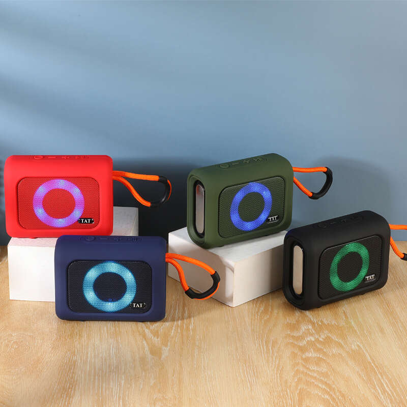 Outdoor new GO3L wireless Bluetooth speaker, subwoofer card insertion, portable, convenient mini seven color light speaker