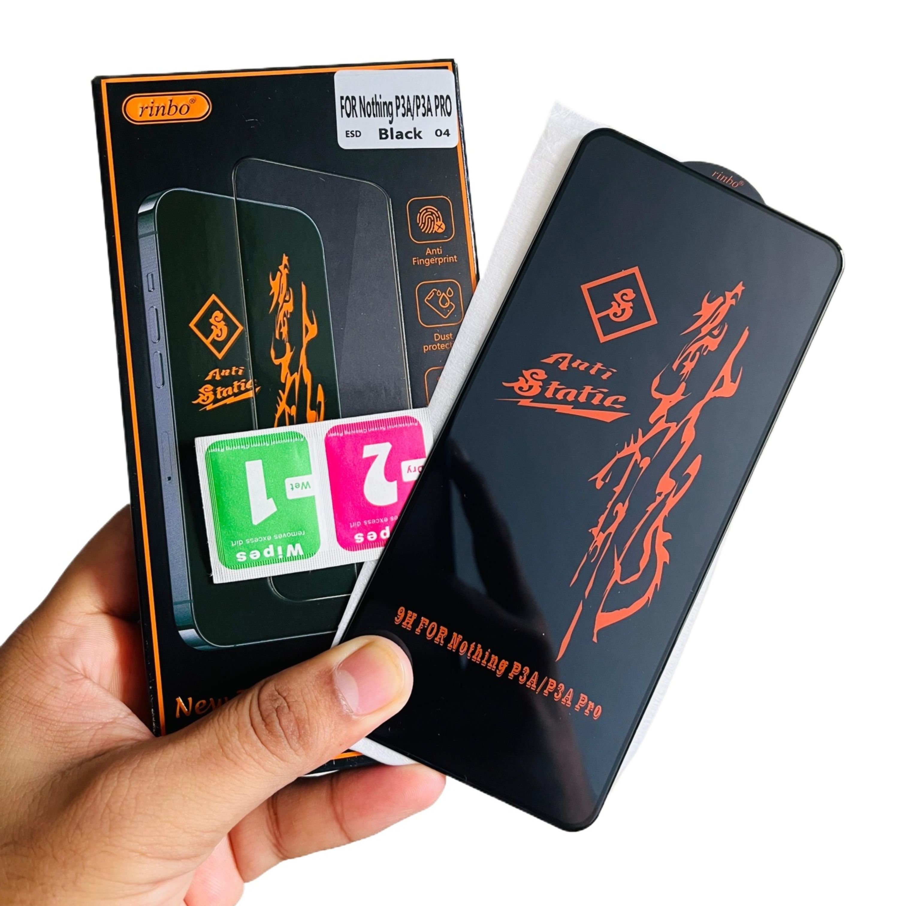 Rinbo Screen Protector For Nothing Phone 3A/3A Pro Temepered Glass Premium Quality Gorila Glass Screen Protector NothingPhone3A/3APro