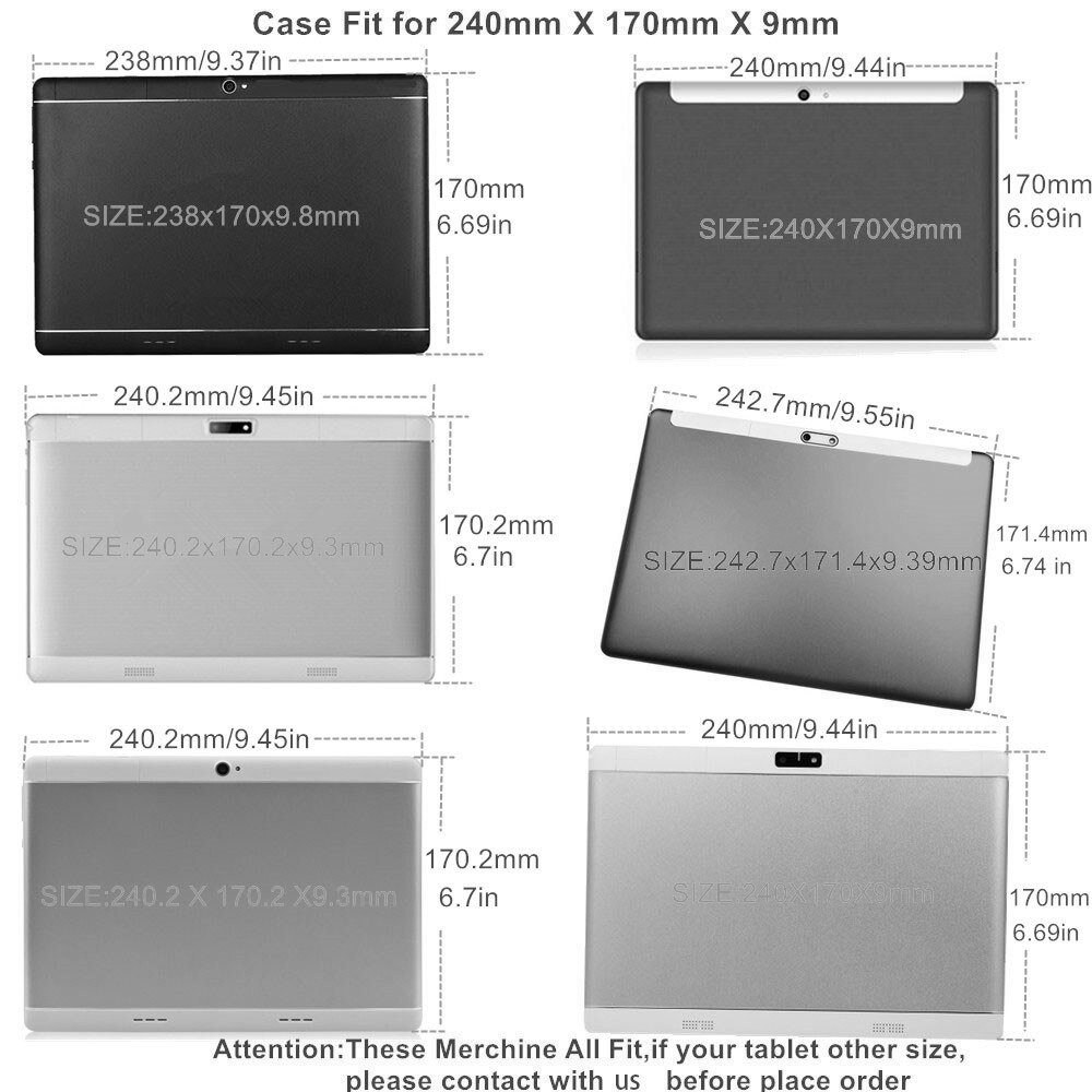 10.1'' Universal Soft Silicone Case For 10 10.1 inch Android Tablet Cover for Archos Core 101 3G 10.1" Tablet PC Cases+pen. 