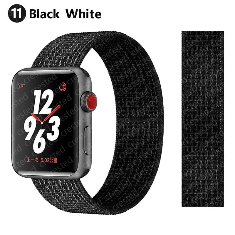 Nylon Loop for Apple watch Band 44mm 40mm 38mm 42mm 40 44 mm smartwatch  Accessories watchband bracelet iWatch 6 5 4 3 SE Strap: Buy Online at Best  Prices in Bangladesh | Daraz.com.bd