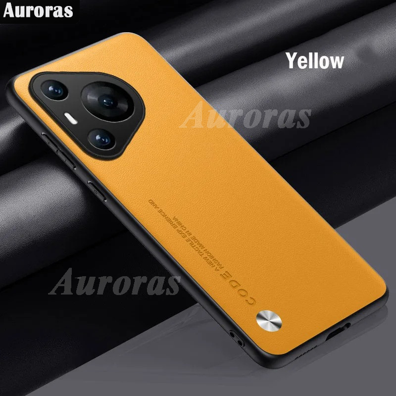 For Huawei Pura 70 Pro Plus Phone Case Leather Shockproof Protection Cover Soft Silicone Frame for Huawei Pura 70 Ultra Cover Casing HP