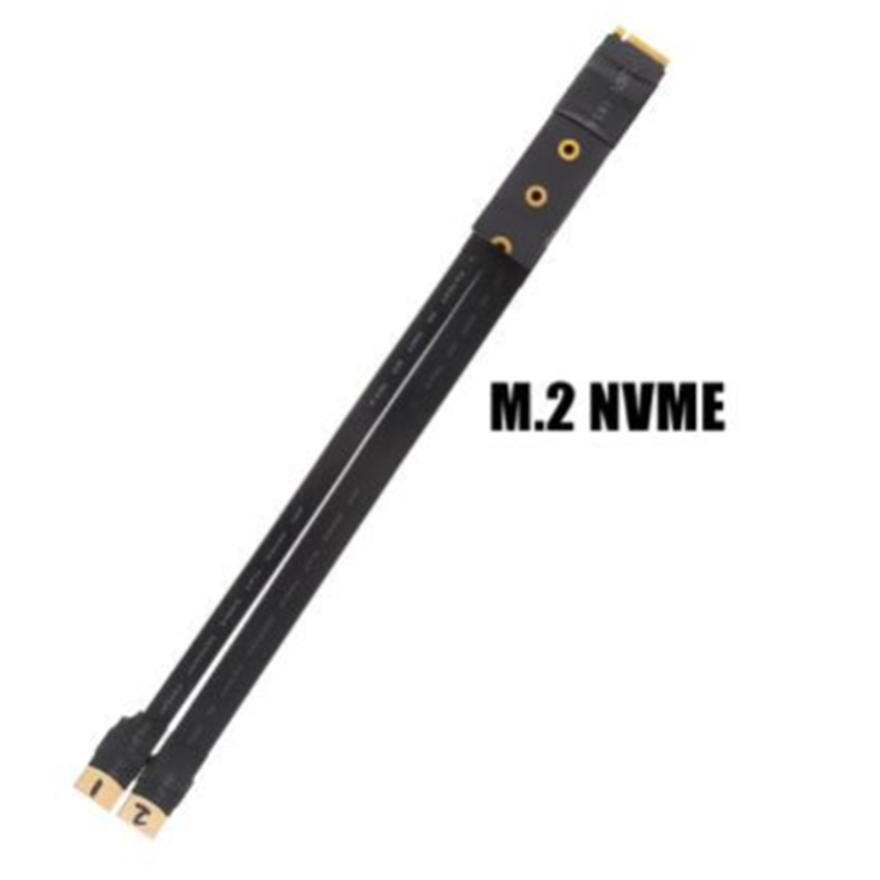 Laptop External Graphics Card EGPU PCI-E 3.0 X16 to M.2 NVMe Extension Cable with Bracket for ITX EGPU Bracket. 