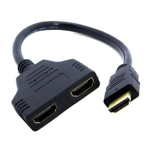 HDMI Splitter Cable Y Adapter one display in two display out