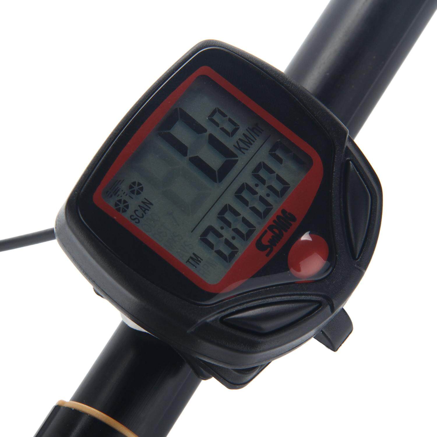 Wireless Waterproof LCD Bike Computer Odometer Speedometer