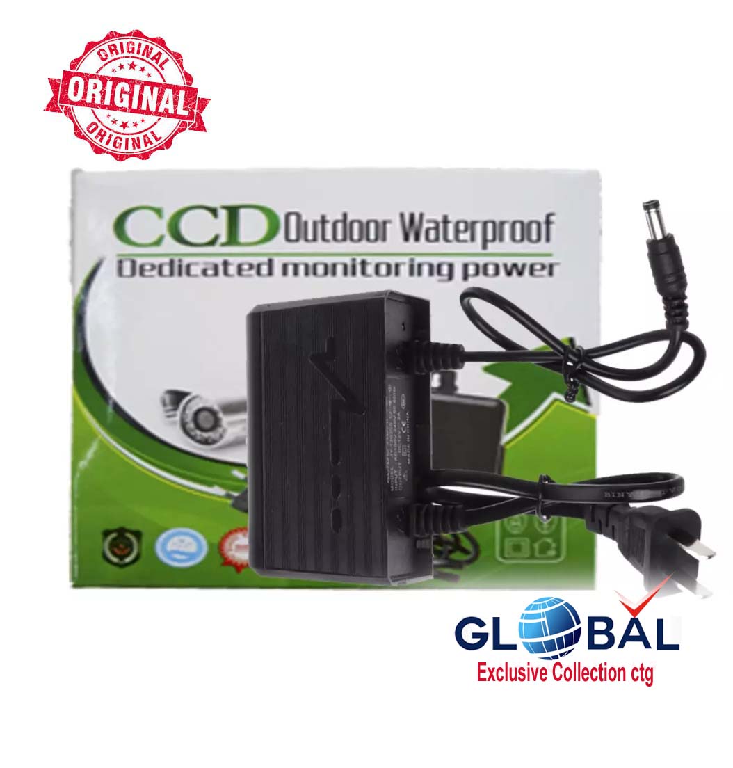 12V 2A Adaptor Waterproof Ac Dc Adapter 12V 2A Cctv Power Supply /Camera Adapter - Multi Plug - multi plug. 