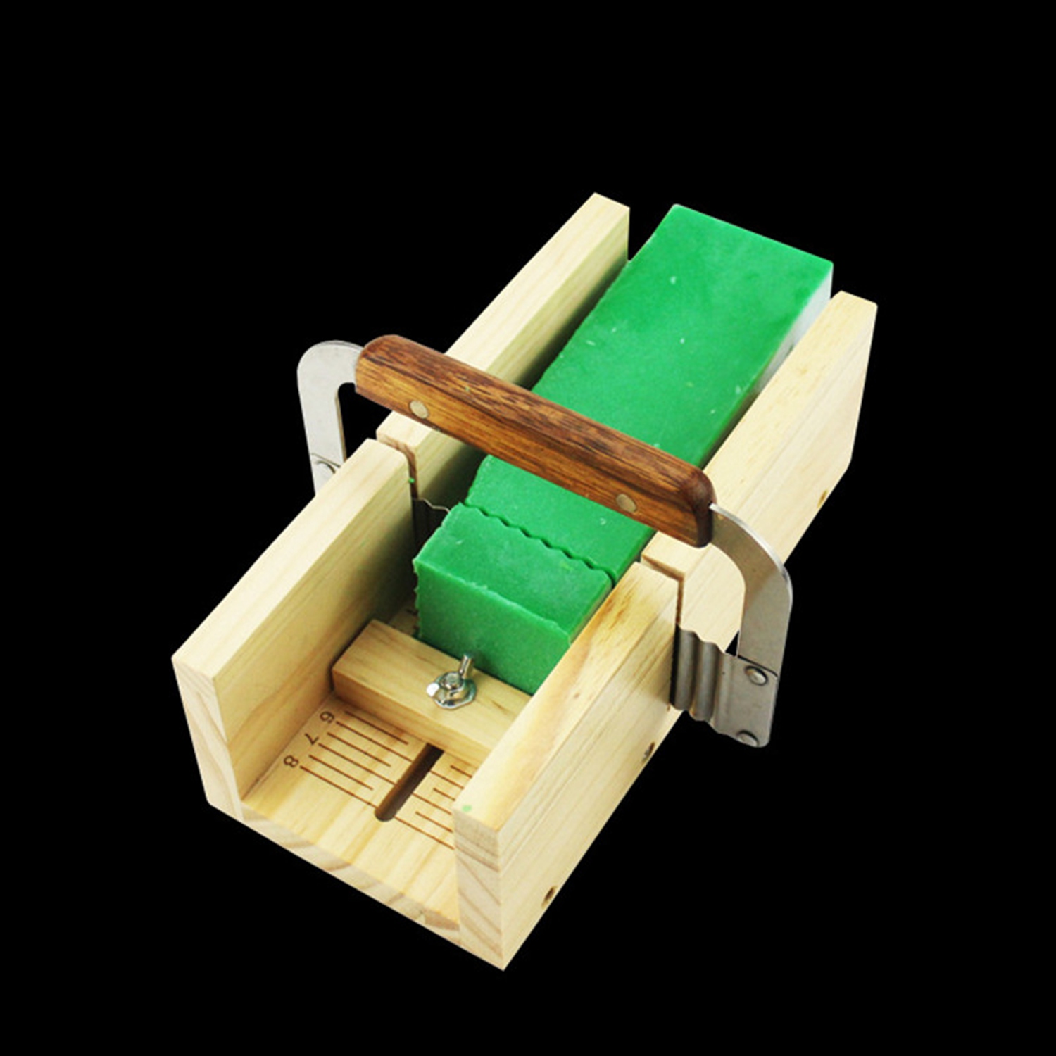 1200G Diy Soap Wooden Soap Mold Box with Handmade Diy Soap Cutting Tool Exquisite Product. 