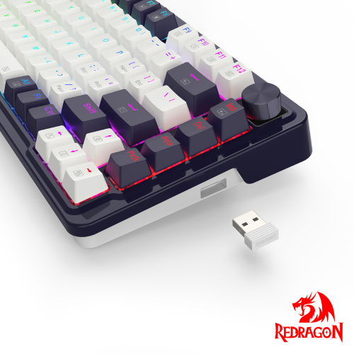 Redragon UCAL K673 PRO 75% 81 Key RGB Mechanical Gaming Keyboard. 