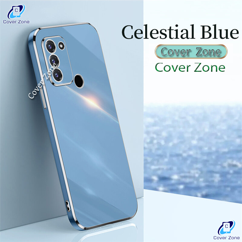 For Symphony Z55 Luxury 6D Plating Soft Casing Silicone Square Frame Phone Case For Symphony Z55 Back Cover