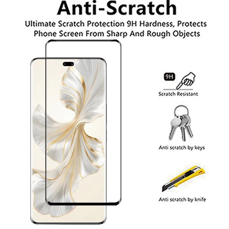 4in1 Tempered Glass For Honor 100 Pro Screen Protector Camera Lens Protective Film for Huawei Honor 100 90 Pro Honor 90 Glass. 