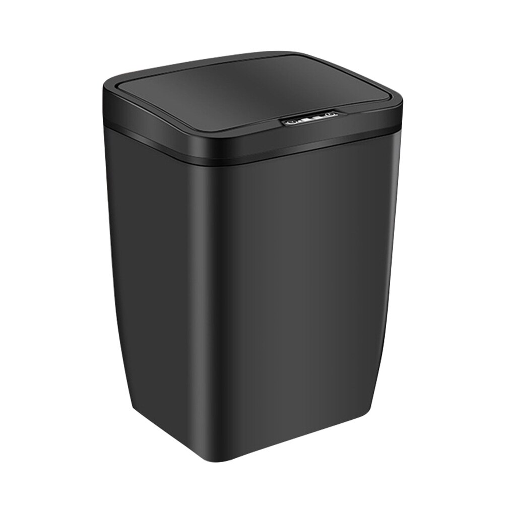 Inductive Trash Can Trash Bin Automatic Smart Sensor Kitchen Bathroom Rubbish Bin Garbage Can Waste Bin without (Black). 