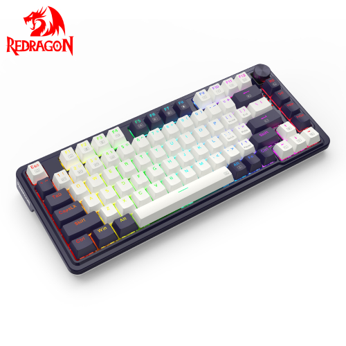Redragon UCAL K673 PRO 75% 81 Key RGB Mechanical Gaming Keyboard. 