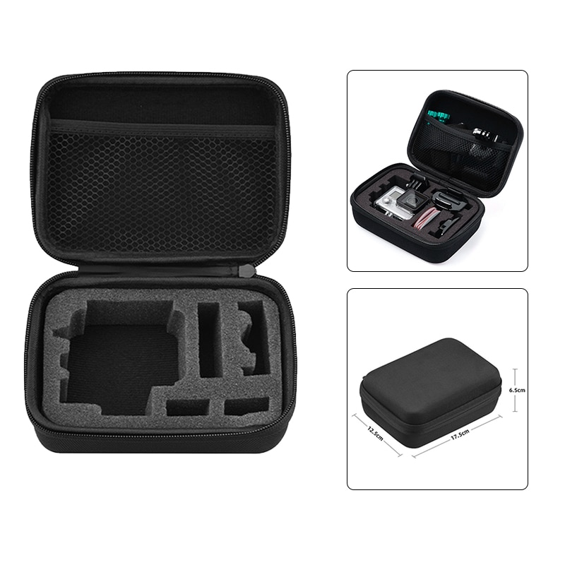 Storage Bag Shockproof Safe box Portable Carrying Case for GoPro Hero 12 11 10 9 8 7 5 SJCAM AKASO DJI Action Camera Accessories. 