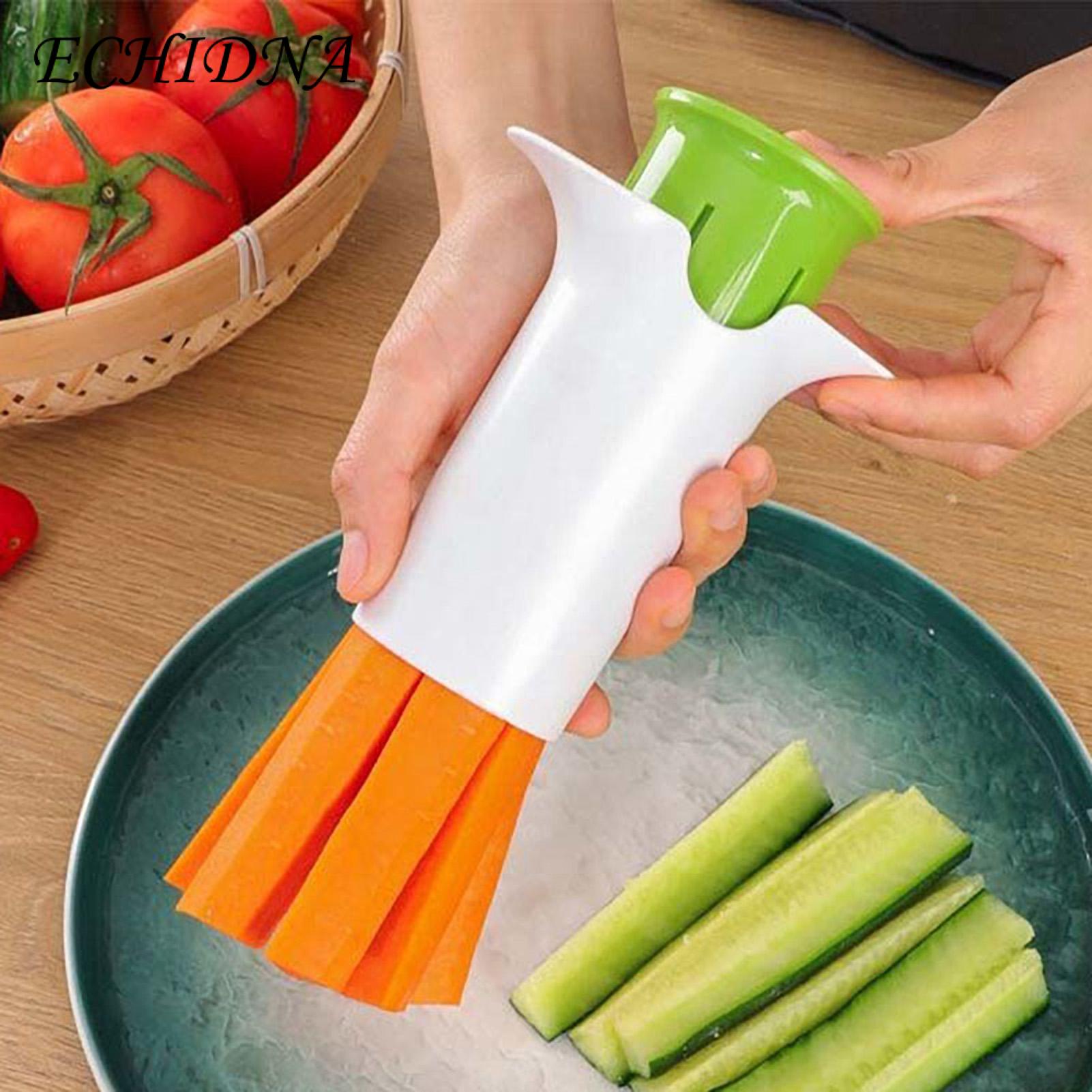 ECHIDNA Fruit Cutter Smooth Edge Cucumber Carrot Slicer Vegetable Chopper. 