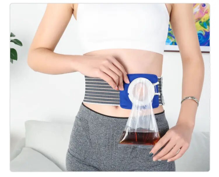 Colostomy Bags Ostomy Belt Drainable Urostomy Bag after Colostomy Ileostomy Pouch Ostomy Belt with Bag. 