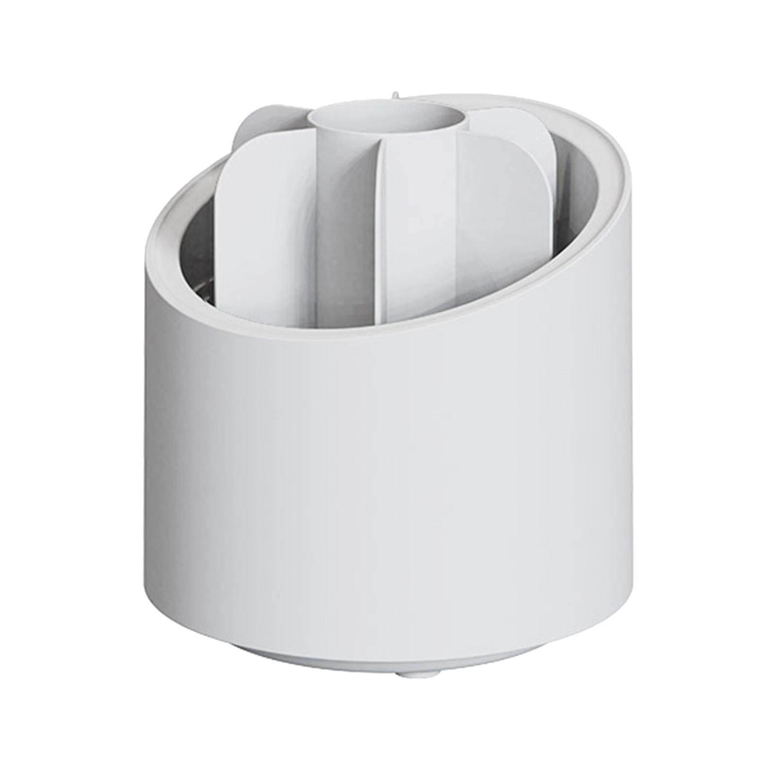 Simple Rotating Makeup Brush Holder 6 Grids Desk Organizer Multipurpose Vanity Storage Box For Mascara Scissors Pen Pot Bathroom Decor