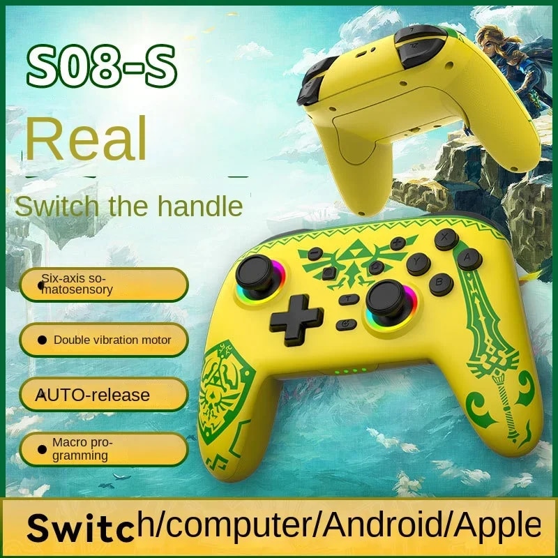 Suitable for Switch S08-S wireless Bluetooth game controller. 