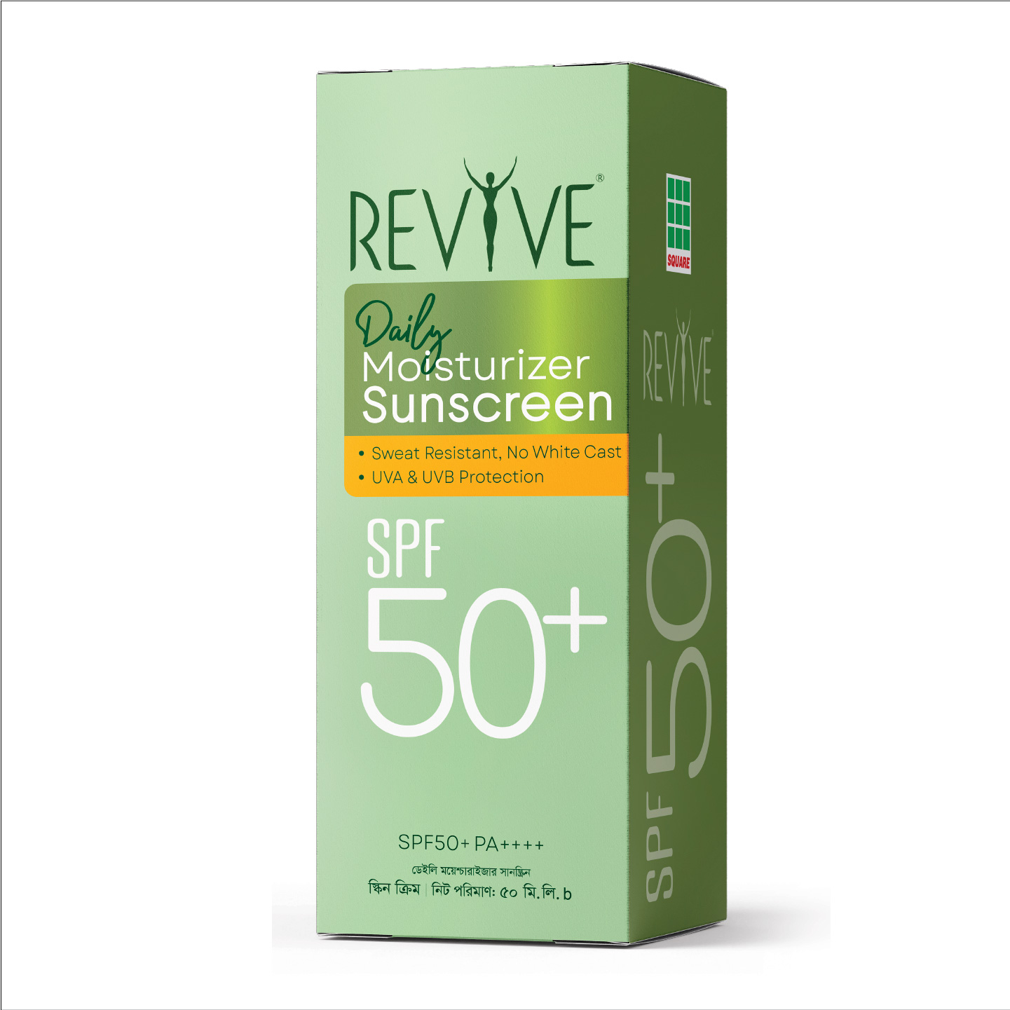 Revive Daily Moisturizer Sunscreen SPF50+ PA+++  50 ml. 