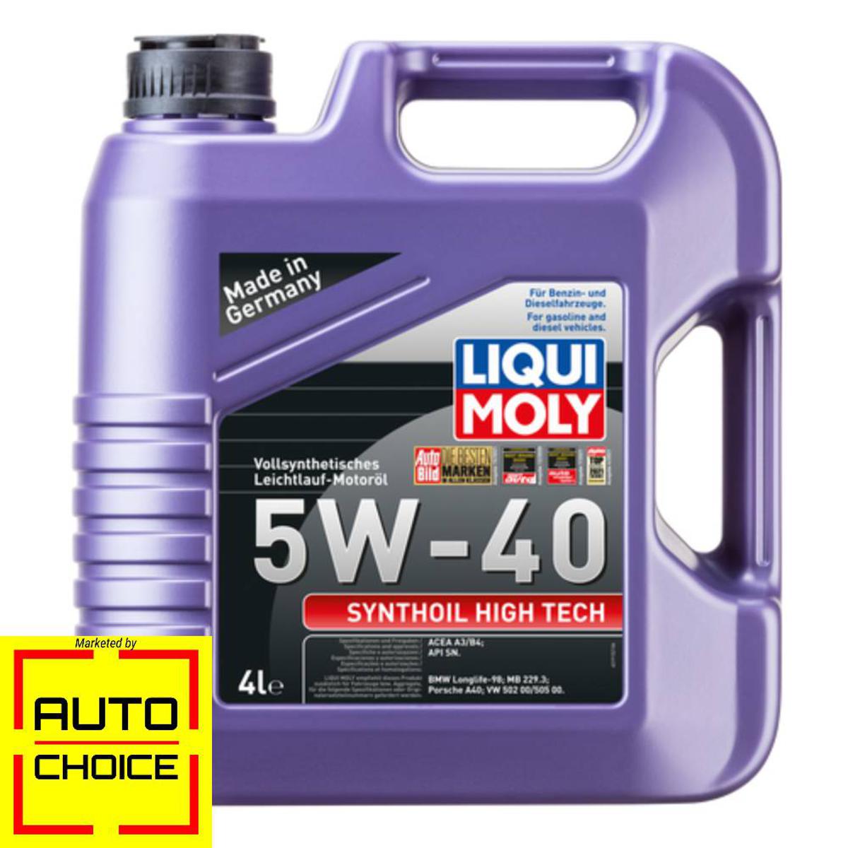 LIQUI MOLY SYNTHOIL HIGH TECH 5W-40 - 4L