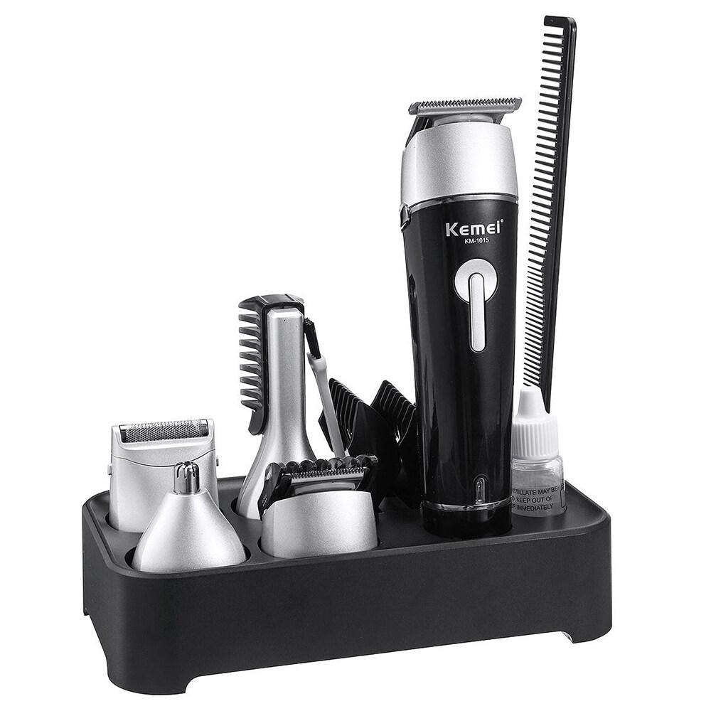 Kemei KM-1015 Professional 10 in 1 Super Grooming Kit Shaver Trimmer for Men-6.jpg