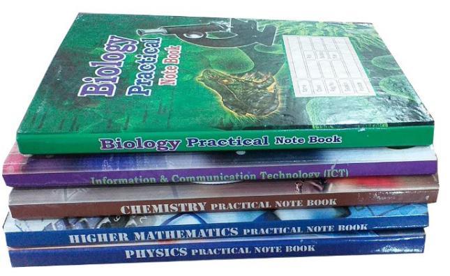 SCIENCE PRACTICAL NOTE BOOK -5 Pcs