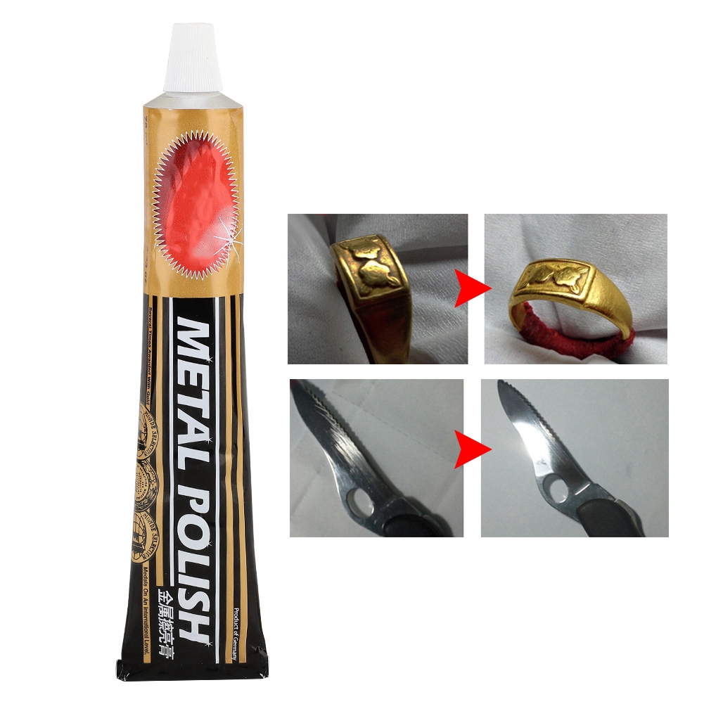 【DIV MALL】Metal Polish Solve Paste Rust Remover Chrome Cleaner Car Watch Clean. 