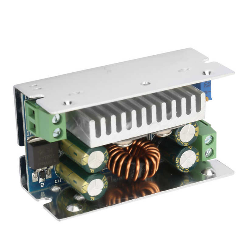 200W 15A DC-DC 8-60V to 1-35V Non-isolated Variable Buck Module + Aluminum. 