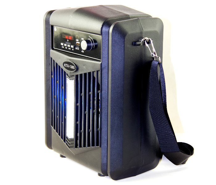 Bluetooth speaker KTX-1365 20 Watts With Mic - Black. 
