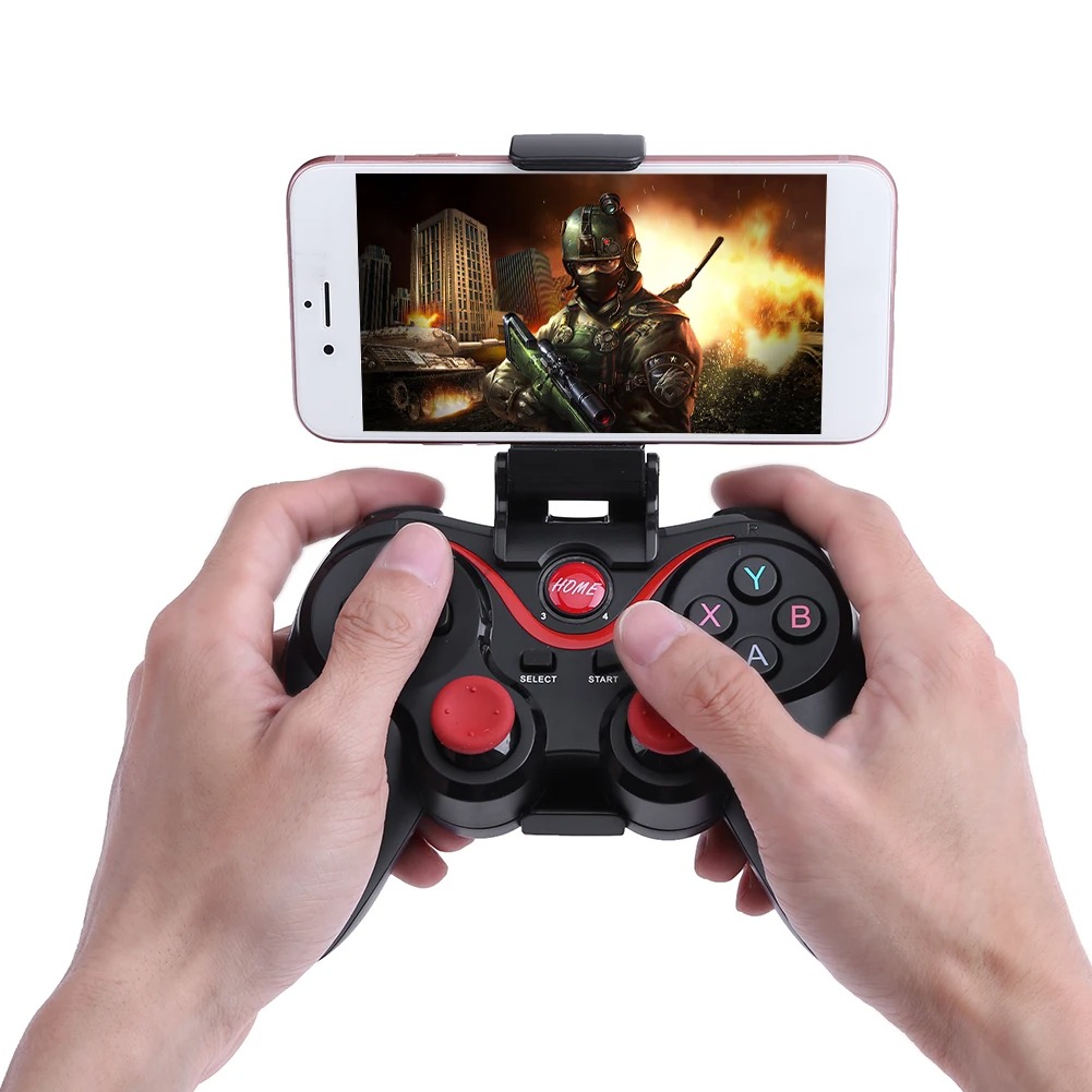 T3 Gaming Controller Wireless Bluetooth-compatible 3.0 Gamepad For Android Smartphone Smart TV Joystick Controle Wireless Joypad. 