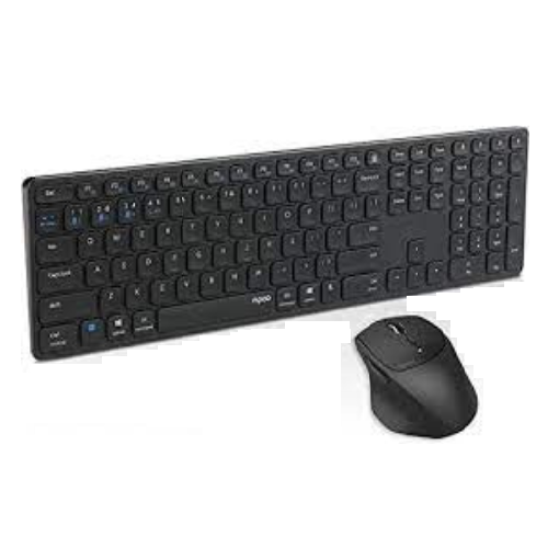Rapoo 9800M Multi-Mode Wireless Keyboard And Mouse Combo. 