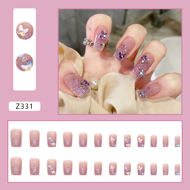 【3C VictoryEagle】Nail men with 24 pieces of nails in various designs. 