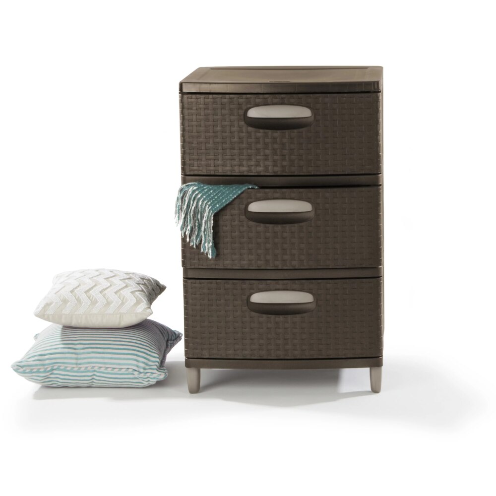 Sterilite 3 Weave Drawer Unit Espresso. 